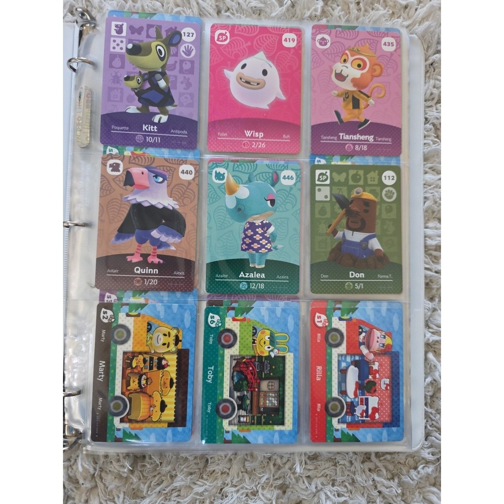 Nintendo Animal Crossing Amiibo Cards Lot of 42